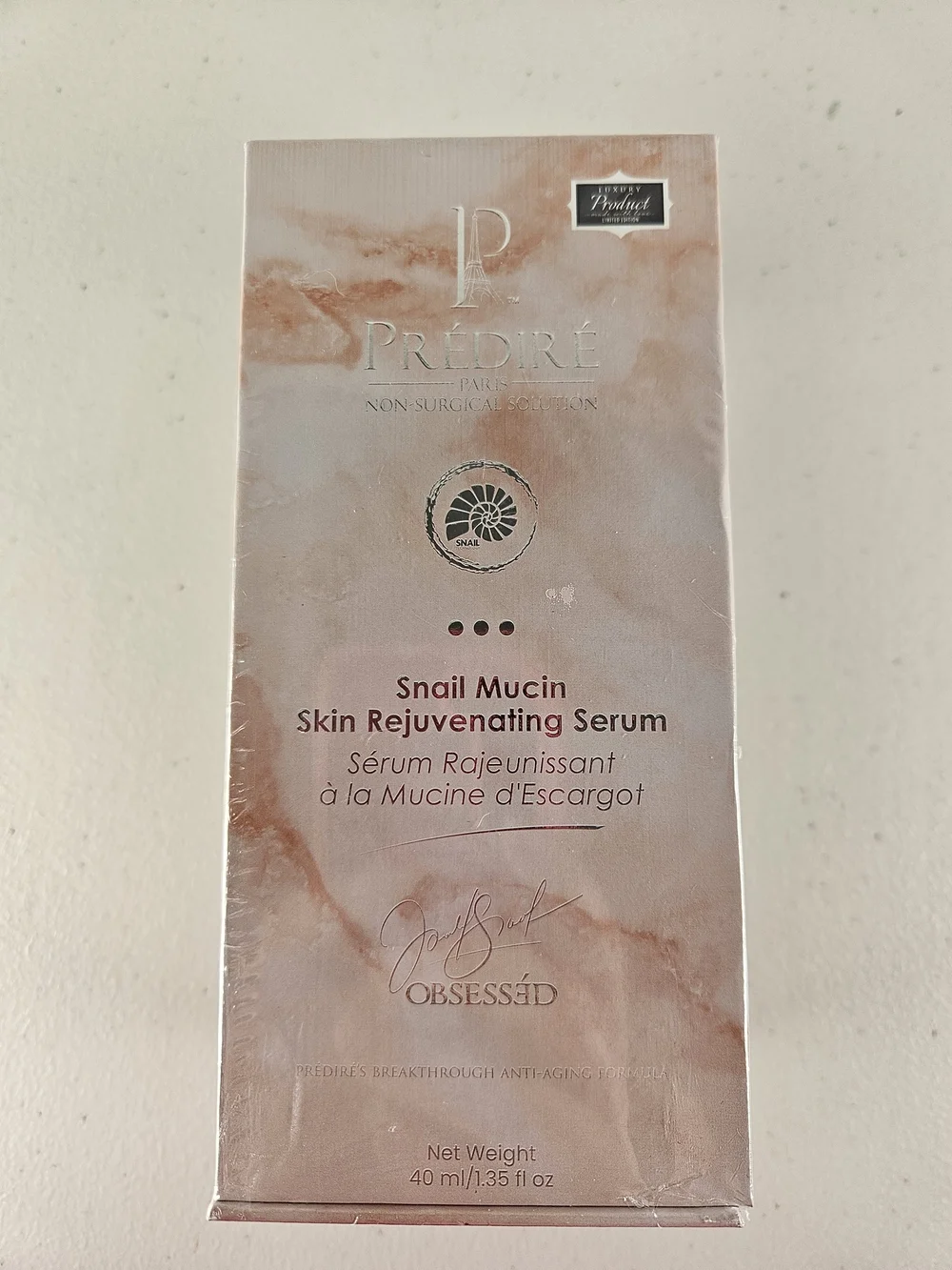 Prédiré Snail Mucin Skin Rejuvenating Serum — Rose Pink